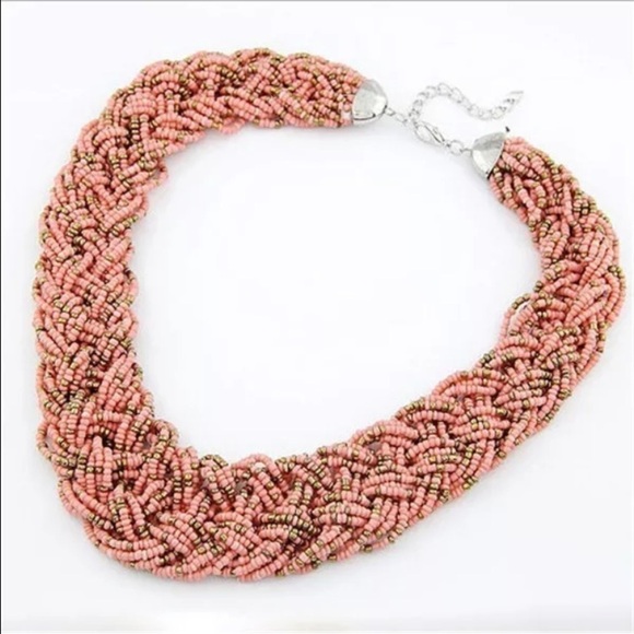 NEW!! Gorgeous Beaded Statement Necklace - Picture 1 of 4